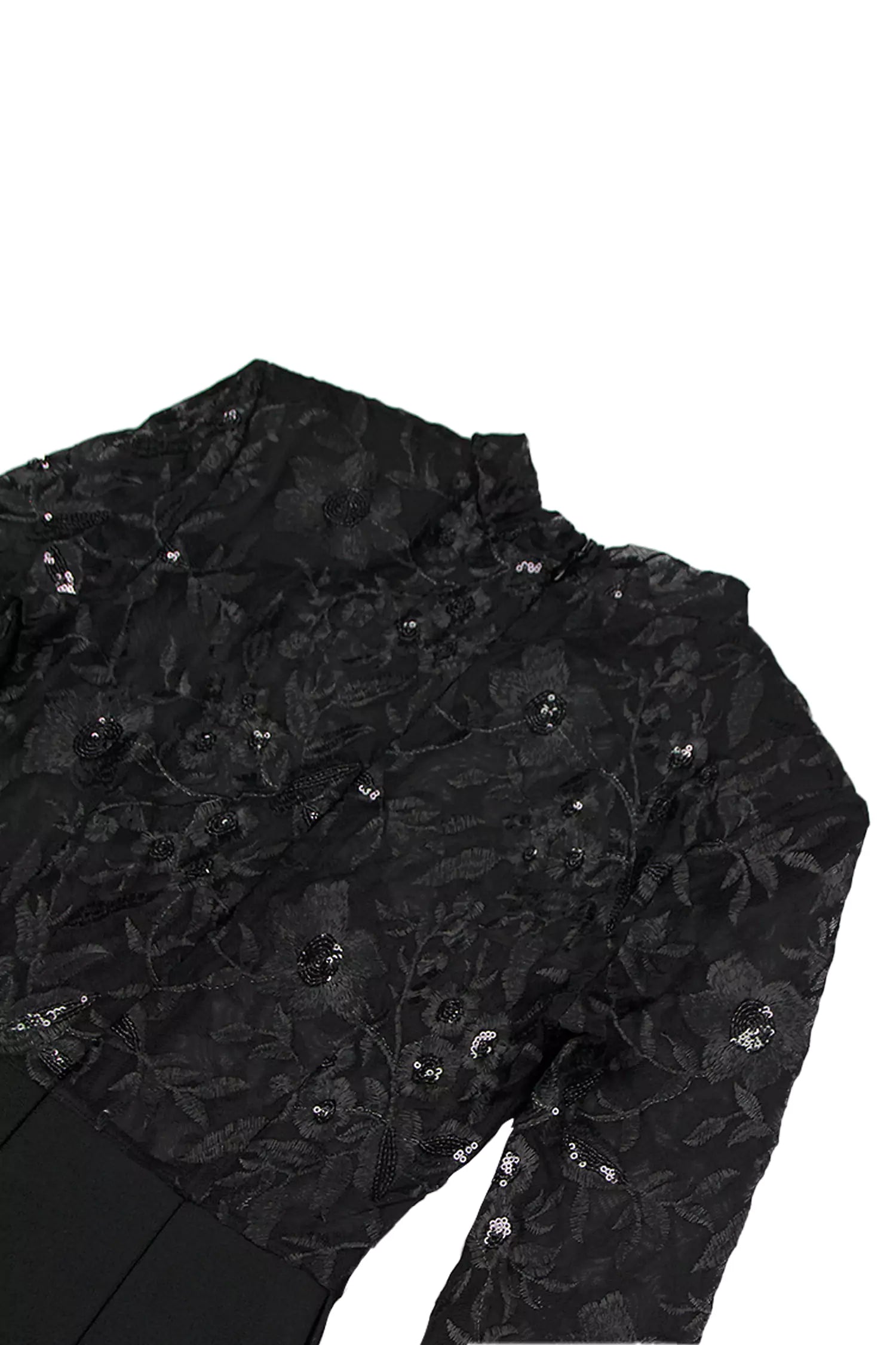 Simone Black Belted Lace Jumpsuit