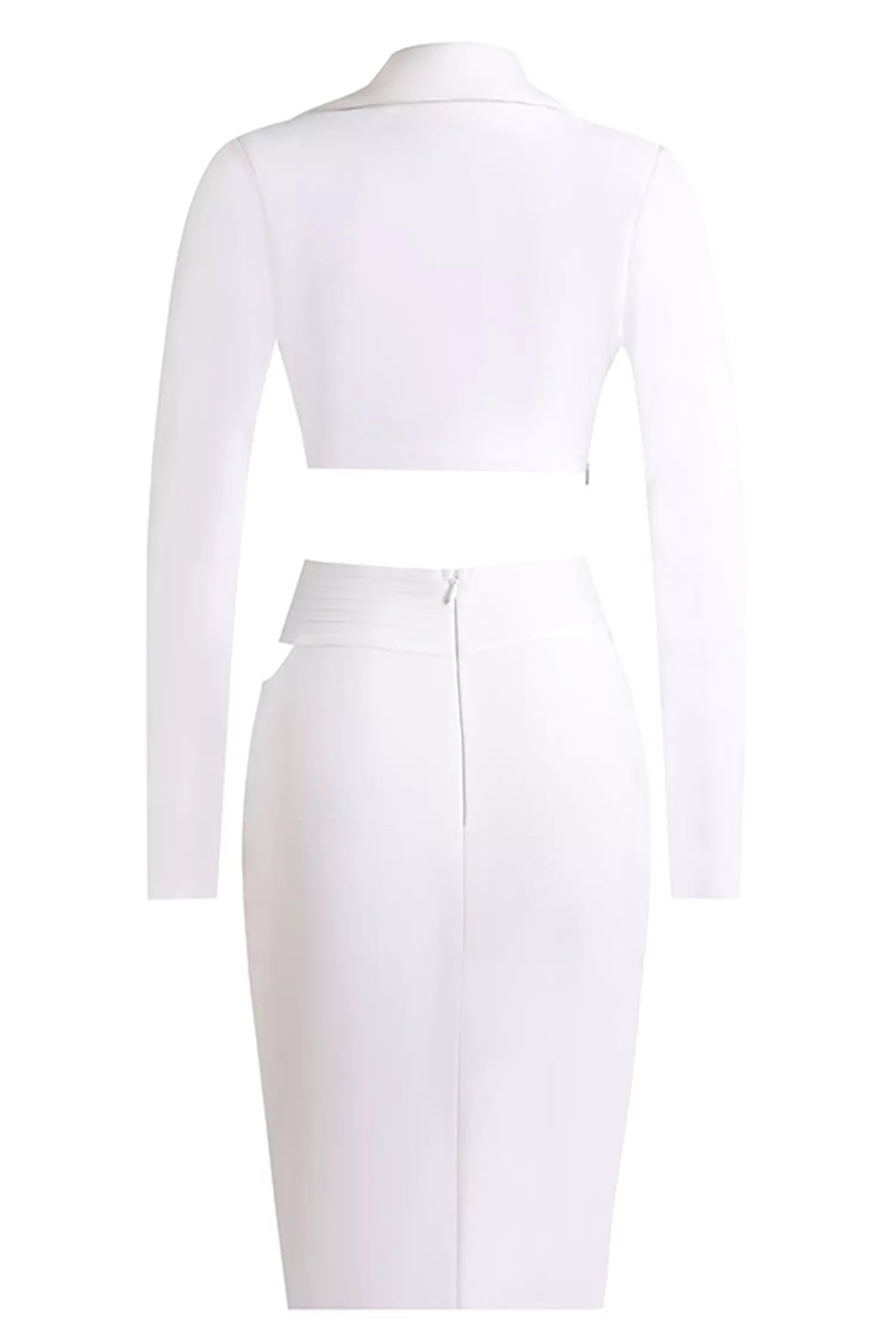 Gracelynn White OL Blazer Set